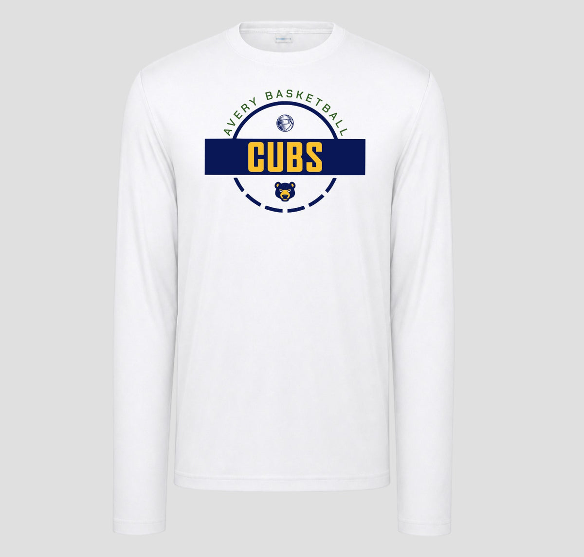 Avery Basketball Long Sleeve Performance/Shooting Shirt