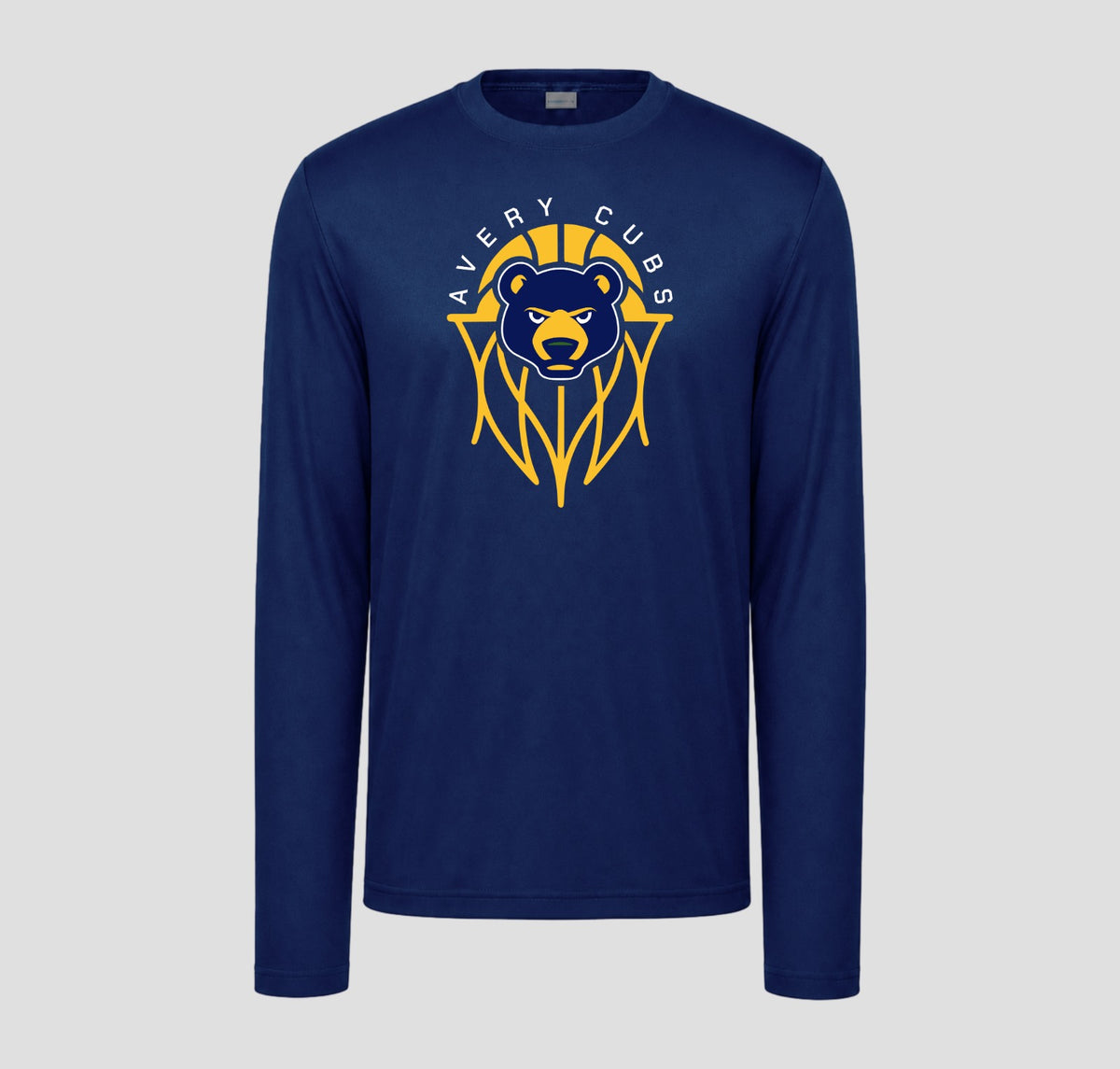 Avery Basketball Long Sleeve Performance/Shooting Shirt