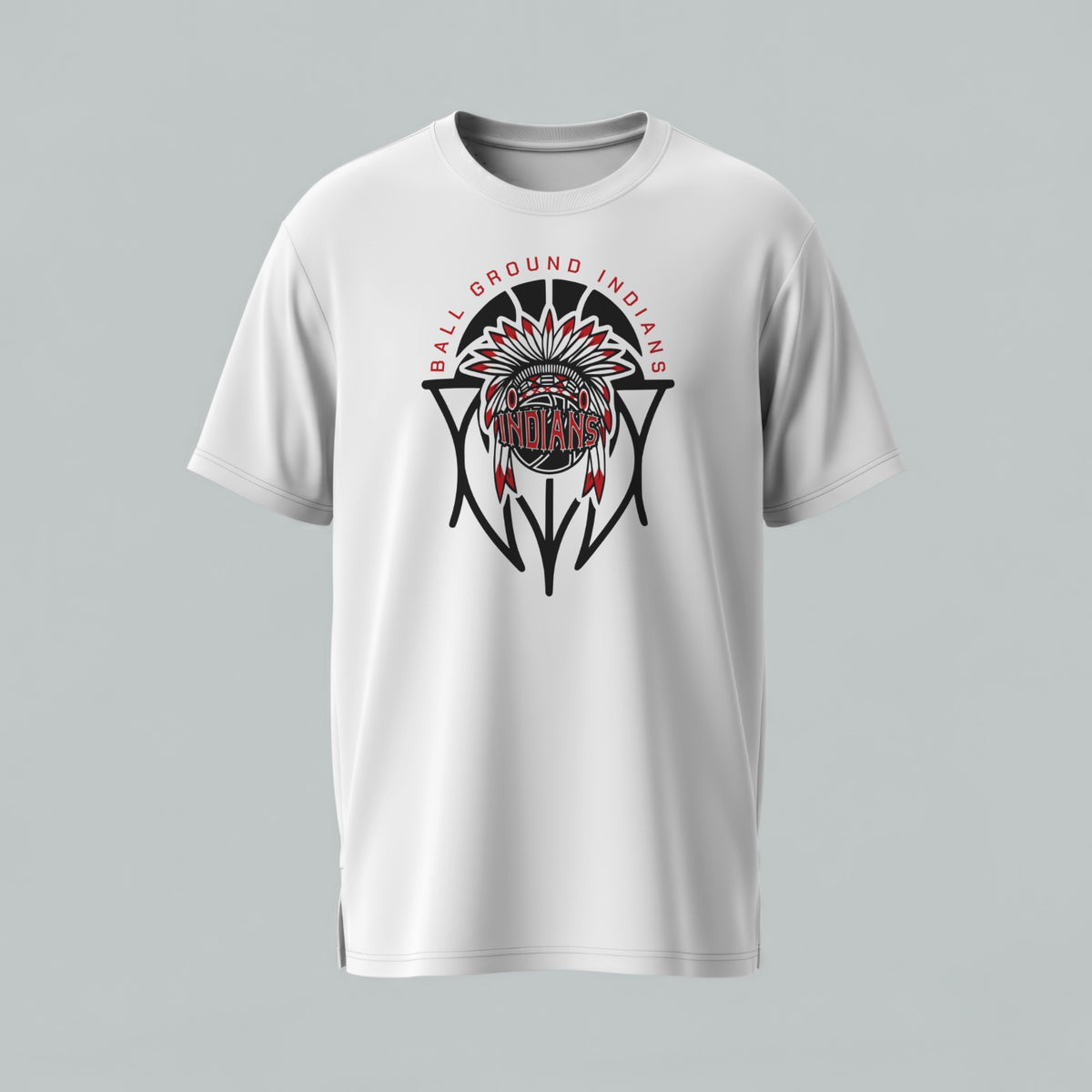 Ball Ground Indians Basketball T-Shirt