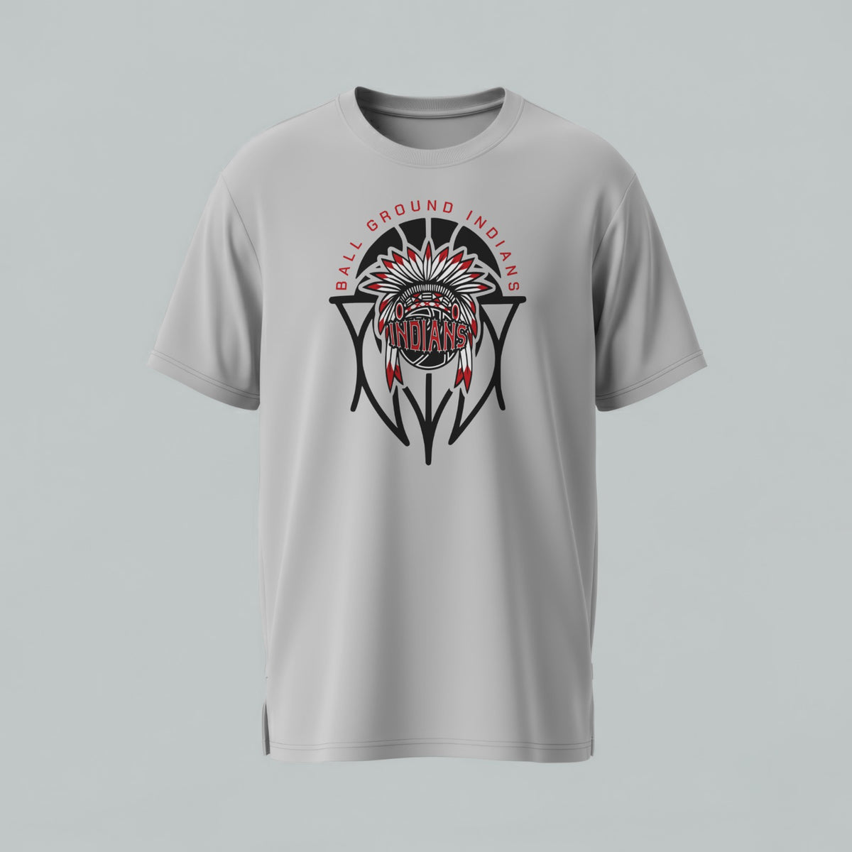 Ball Ground Indians Basketball T-Shirt