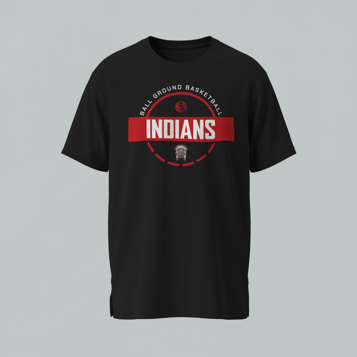 Ball Ground Indians Basketball  T-Shirt