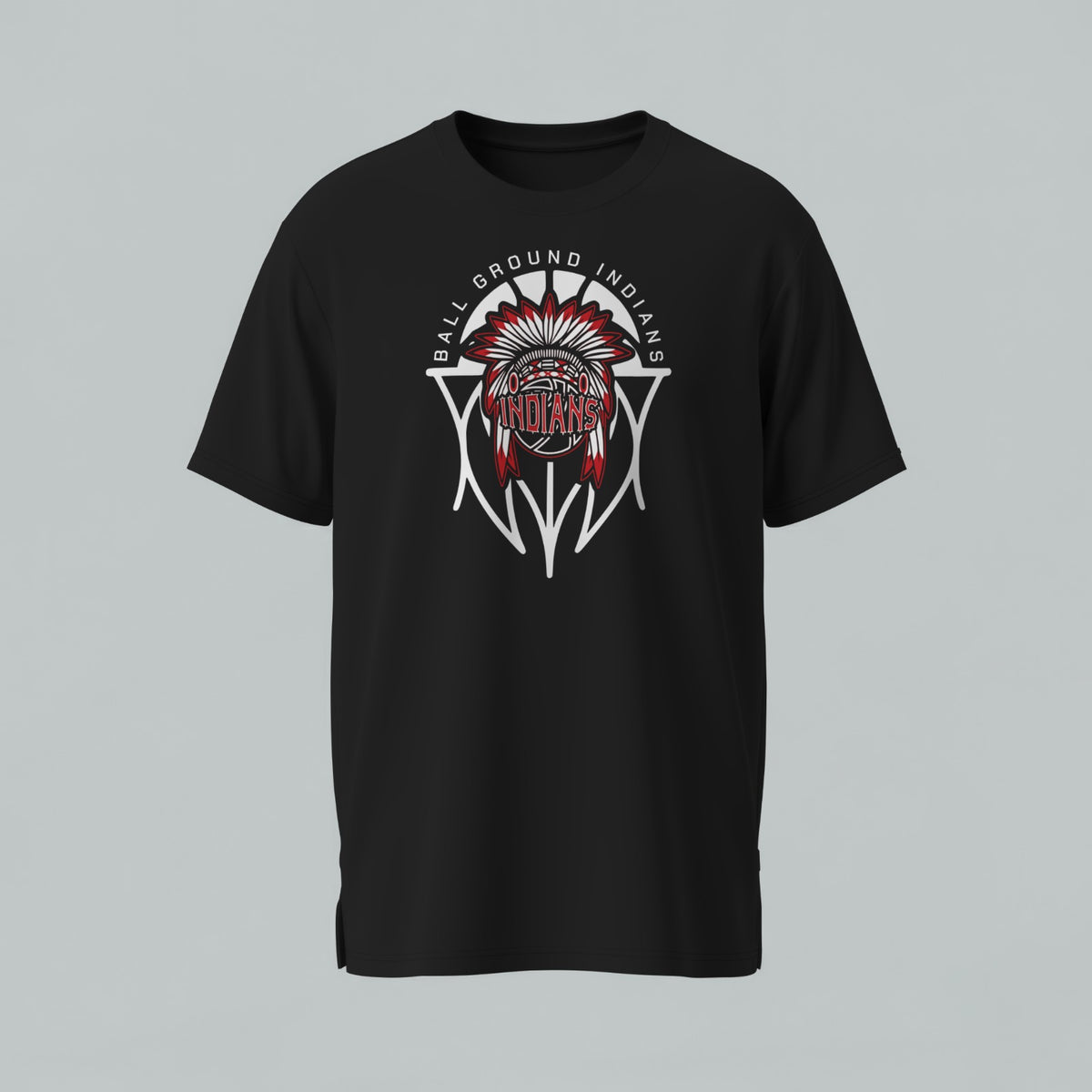 Ball Ground Indians Basketball T-Shirt