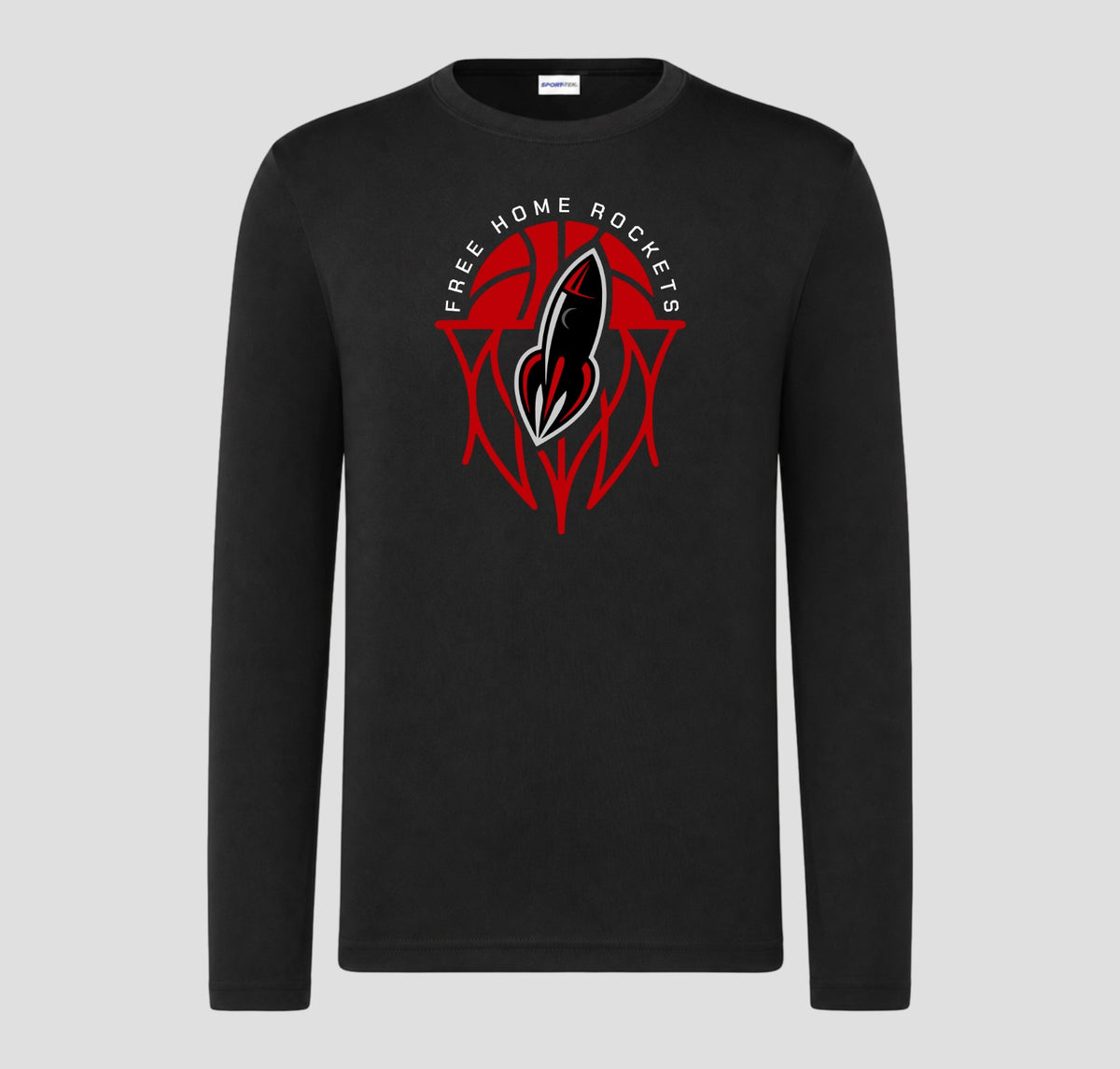 Free Home Basketball Long Sleeve Performance/Shooting Shirt