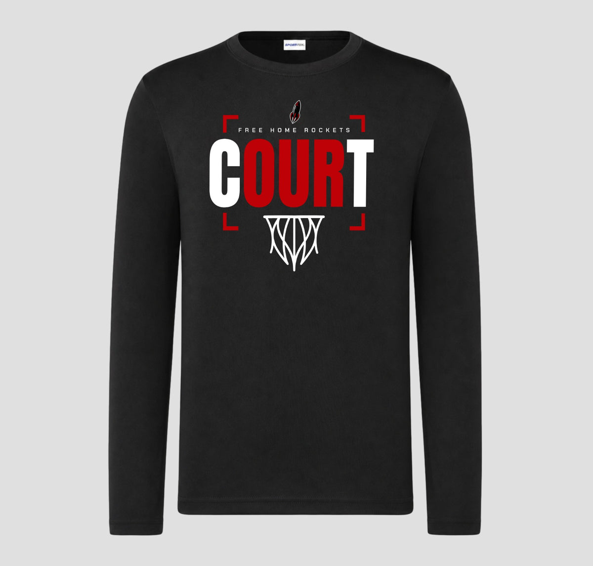 Free Home Basketball Long Sleeve Performance/Shooting Shirt