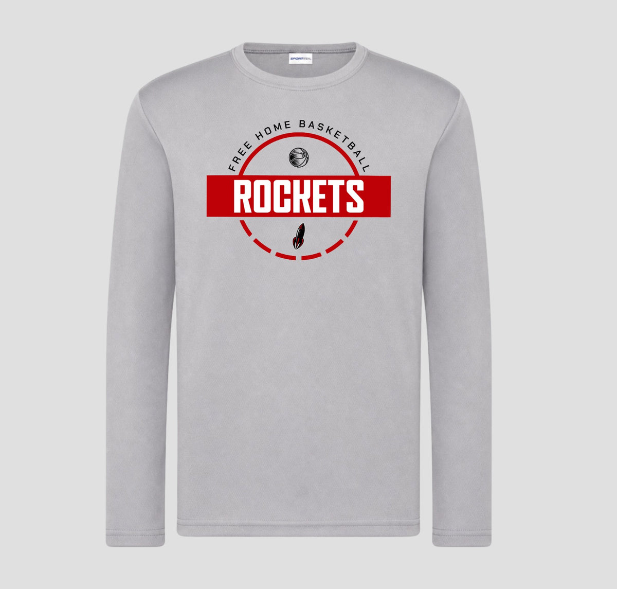 Free Home Basketball Long Sleeve Performance/Shooting Shirt
