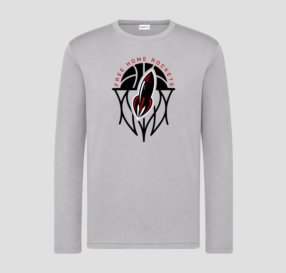 Free Home Basketball Long Sleeve Performance/Shooting Shirt