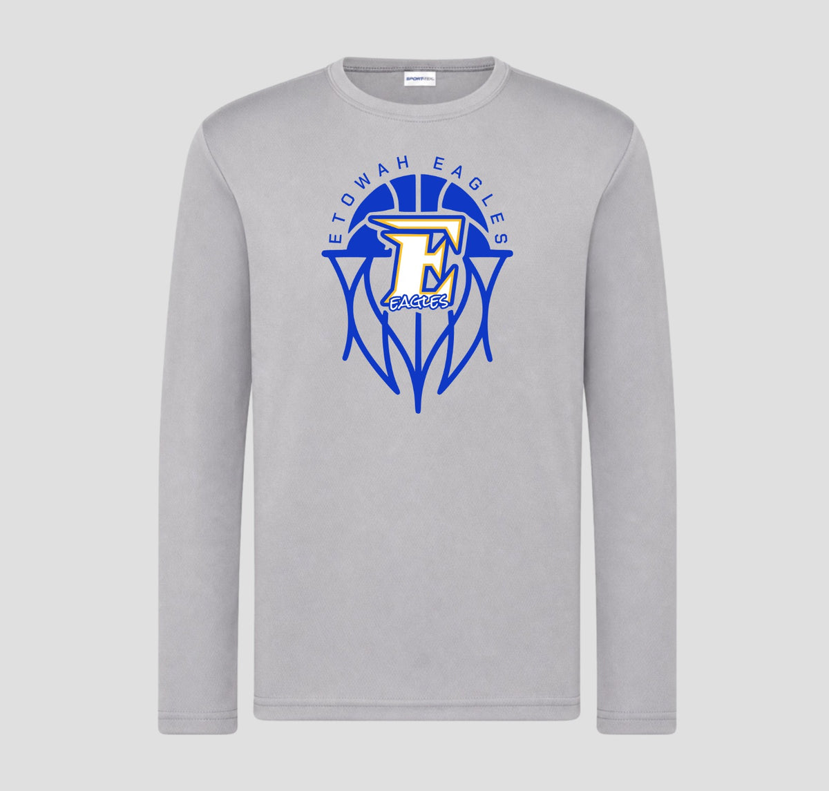 Etowah Eagles Basketball Long Sleeve Performance/Shooting Shirt