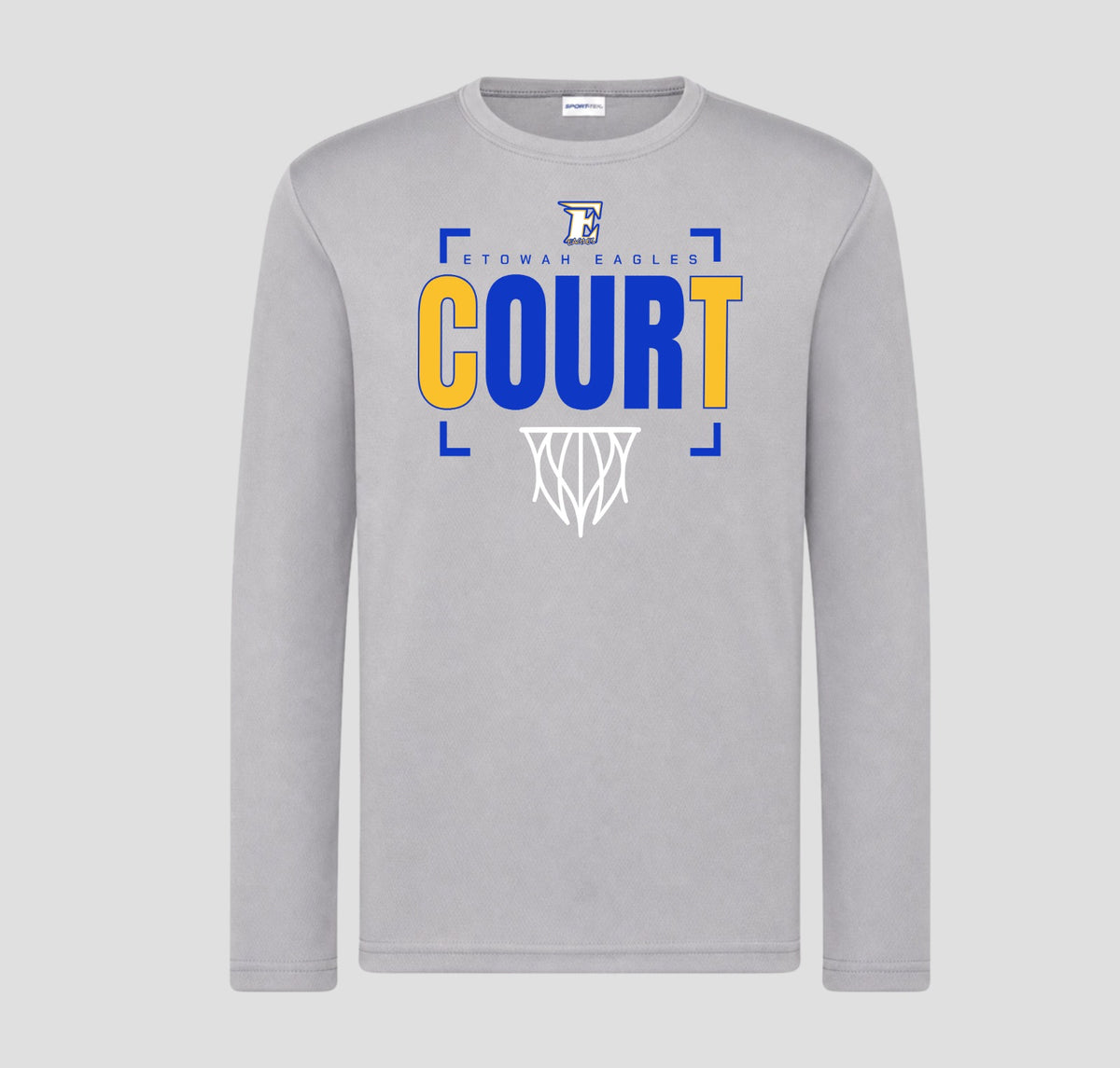 Etowah Eagles Basketball Long Sleeve Performance/Shooting Shirt