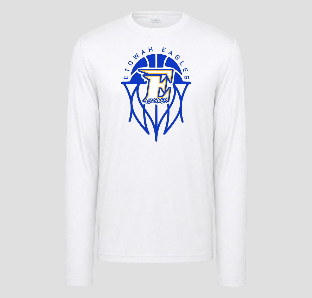 Etowah Eagles Basketball Long Sleeve Performance/Shooting Shirt