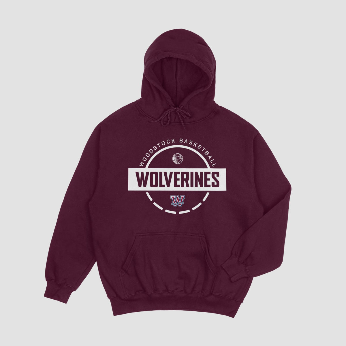 Woodstock Wolverines Basketball Hoodie