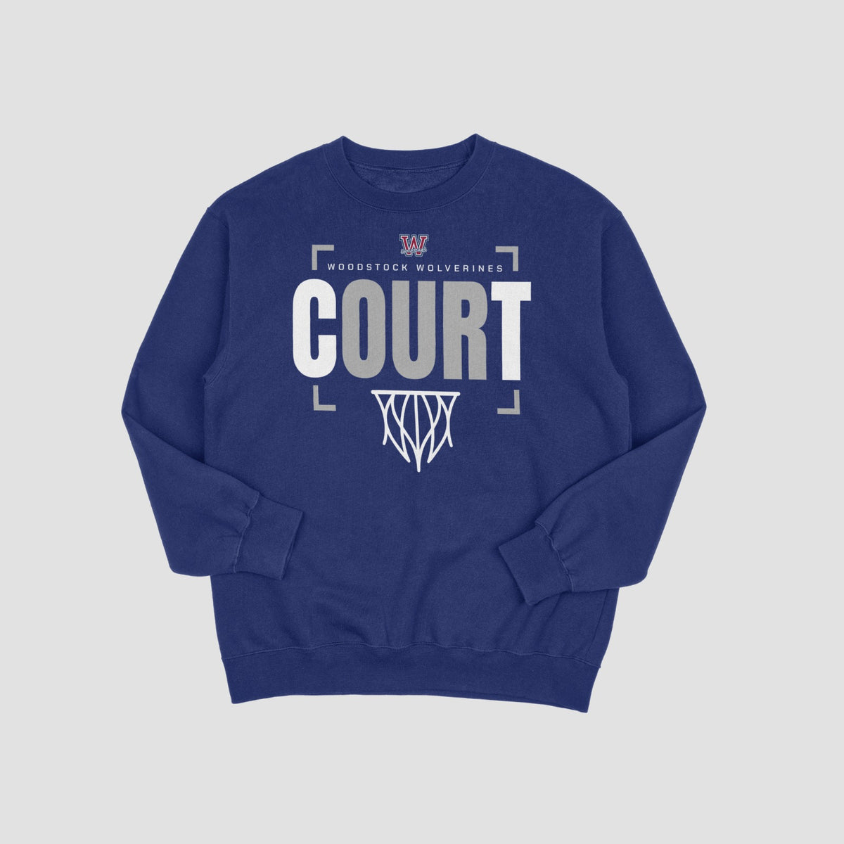 Woodstock Wolverines Basketball Sweatshirt