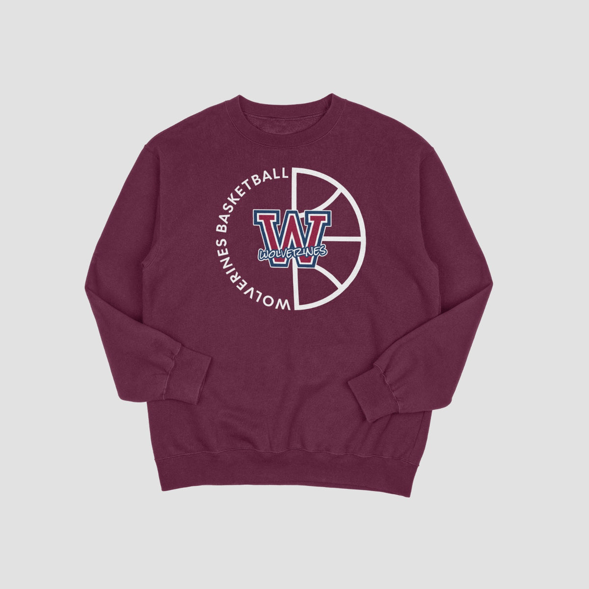Woodstock Wolverines Basketball Sweatshirt