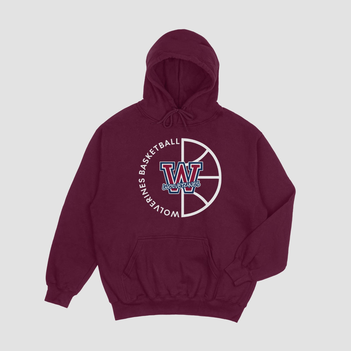 Woodstock Wolverines Basketball Hoodie
