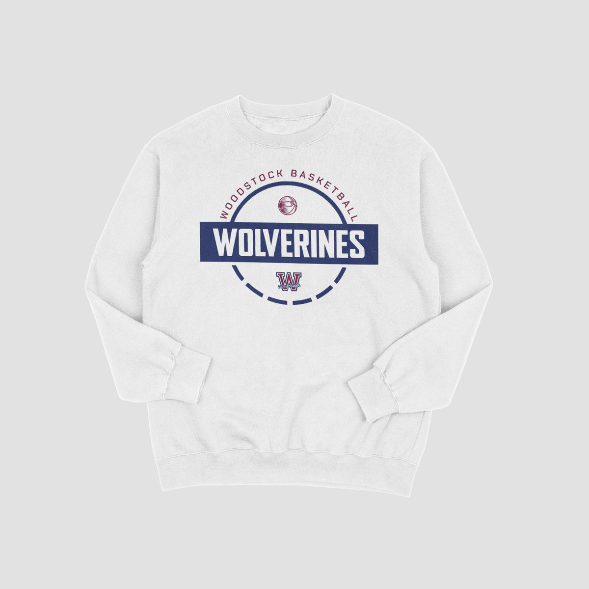 Woodstock Wolverines Basketball Sweatshirt
