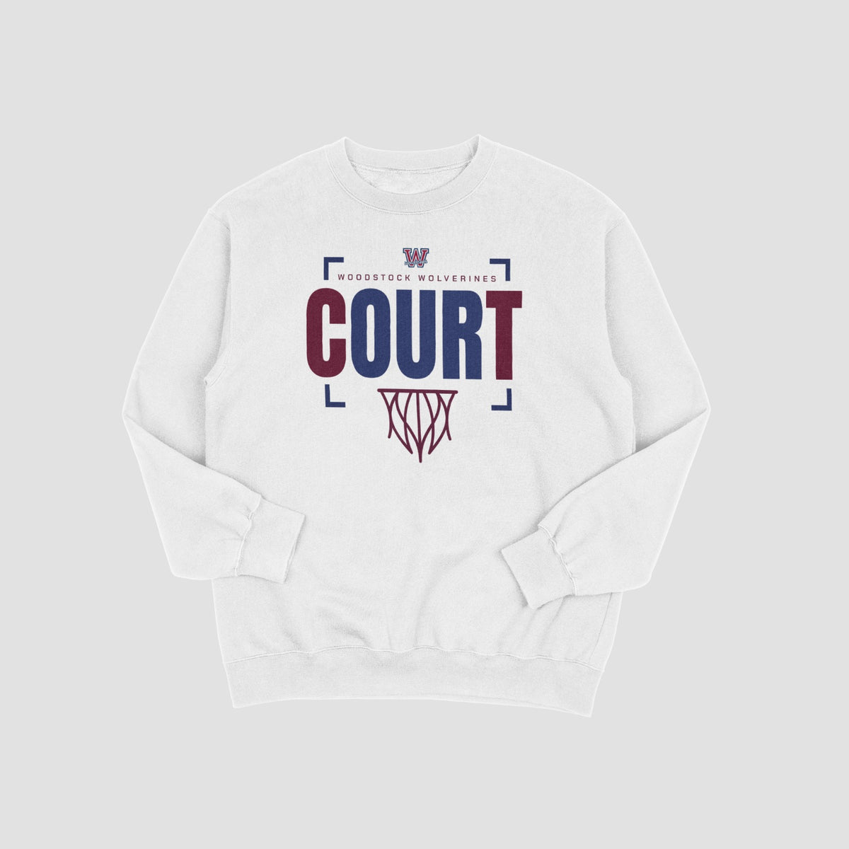 Woodstock Wolverines Basketball Sweatshirt