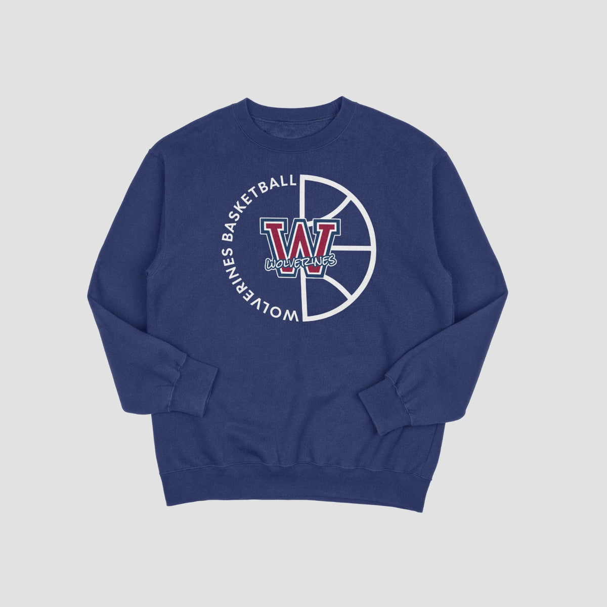 Woodstock Wolverines Basketball Sweatshirt