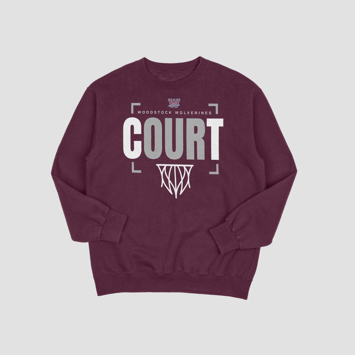 Woodstock Wolverines Basketball Sweatshirt