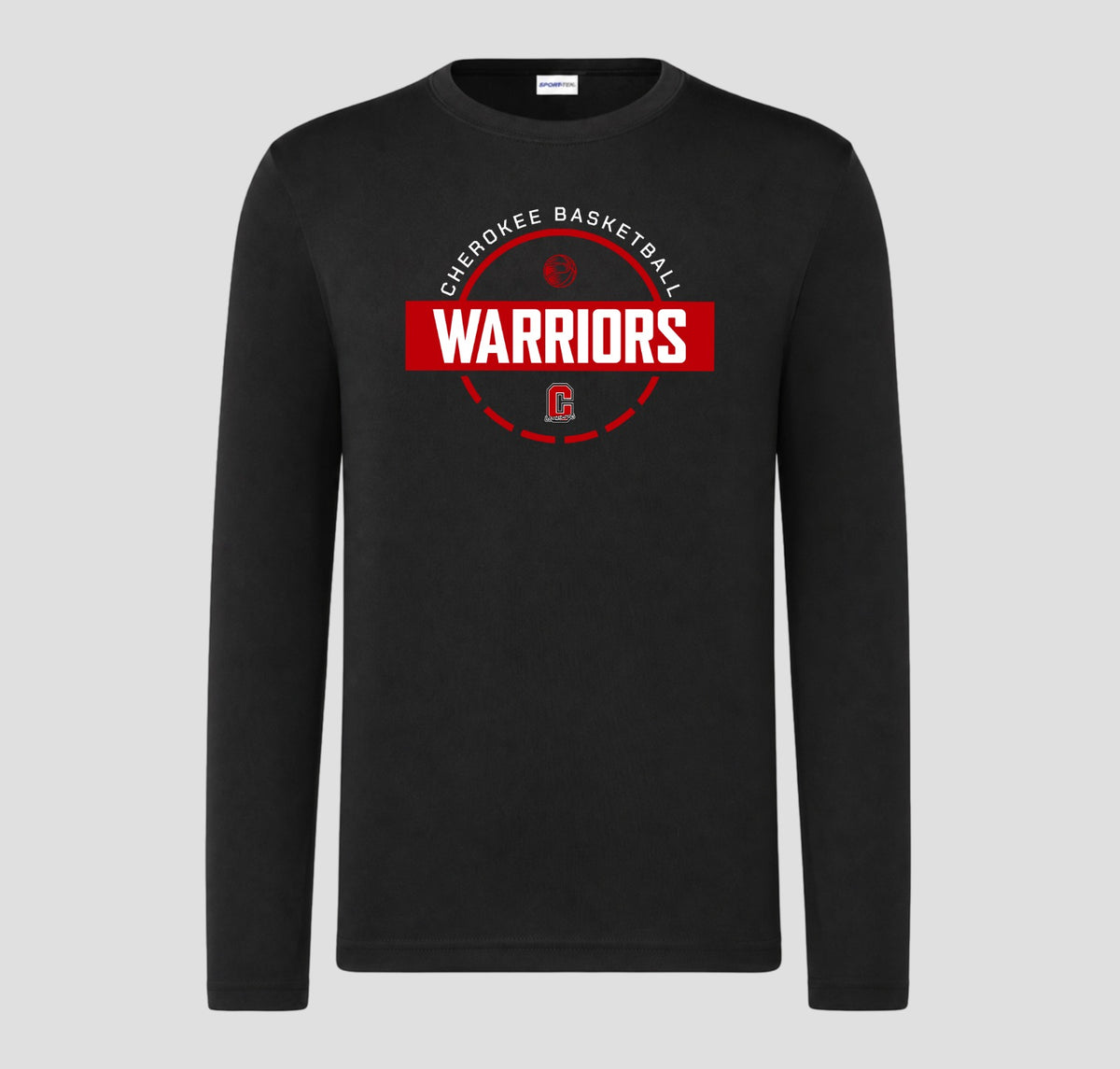 Cherokee Warriors Basketball Long Sleeve Performance/Shooting Shirt