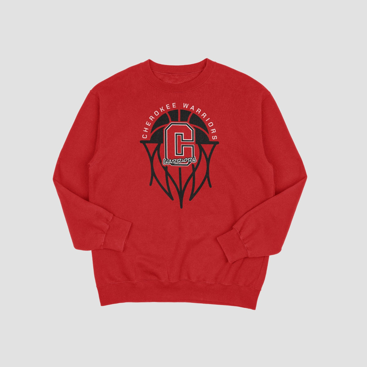 Cherokee Warriors Basketball Sweatshirt