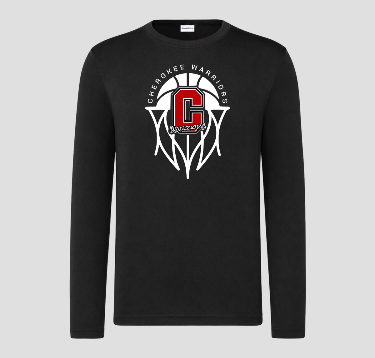 Cherokee Warriors Basketball Long Sleeve Performance/Shooting Shirt