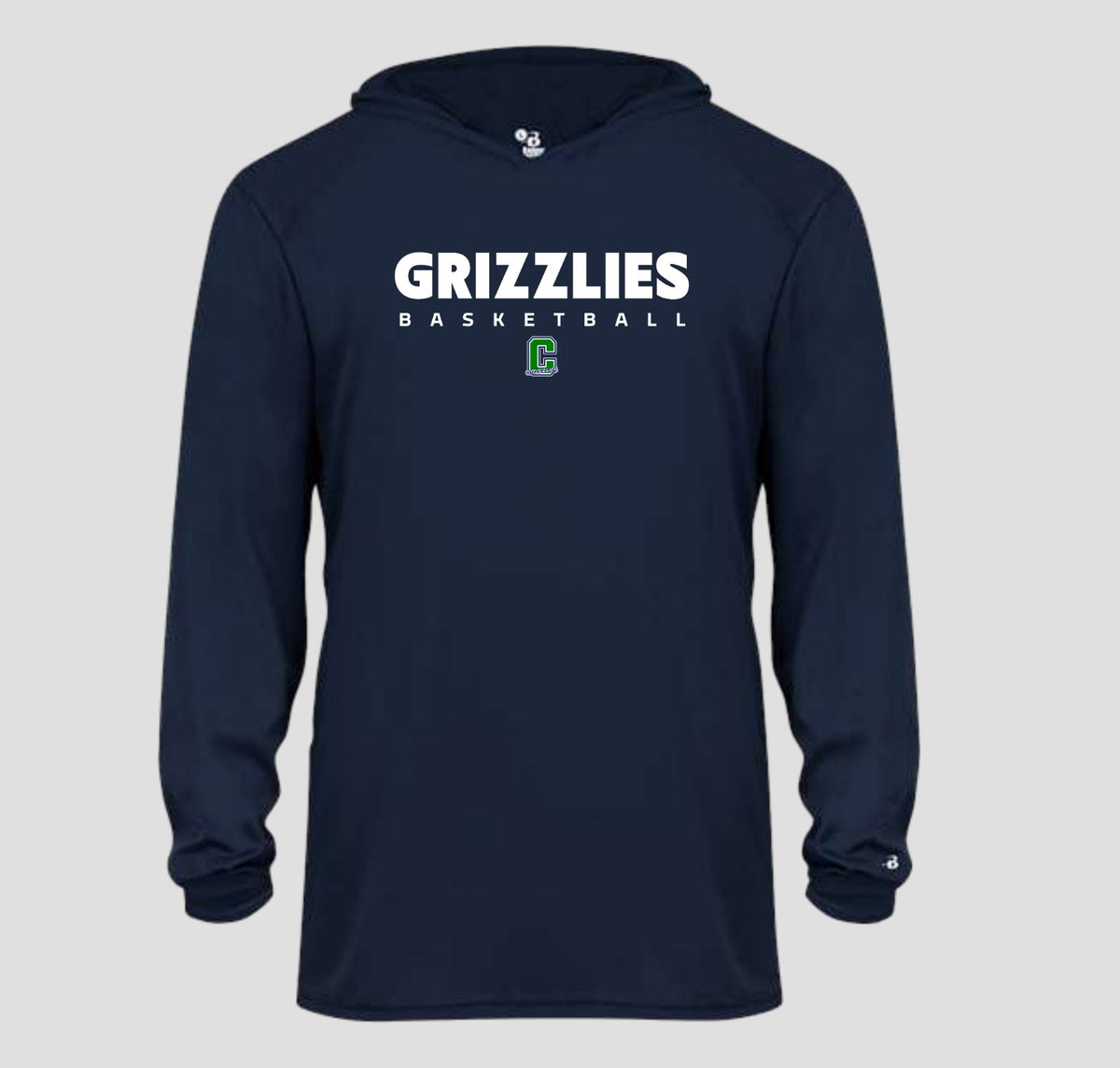 Creekview Grizzlies Basketball Long Sleeve Performance/Shooting Shirt