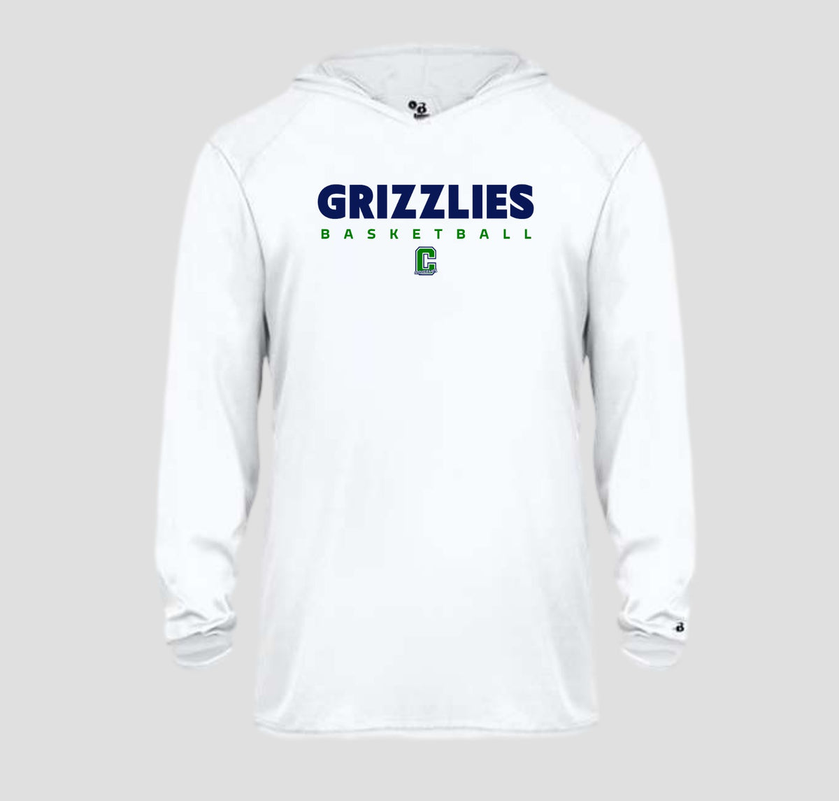 Creekview Grizzlies Basketball Long Sleeve Performance/Shooting Shirt