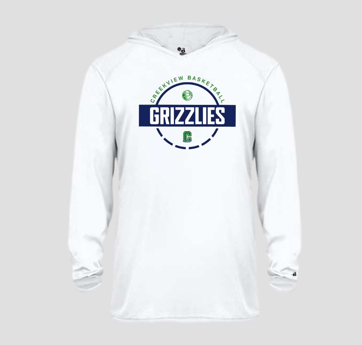 Creekview Grizzlies Basketball Long Sleeve Performance/Shooting Shirt