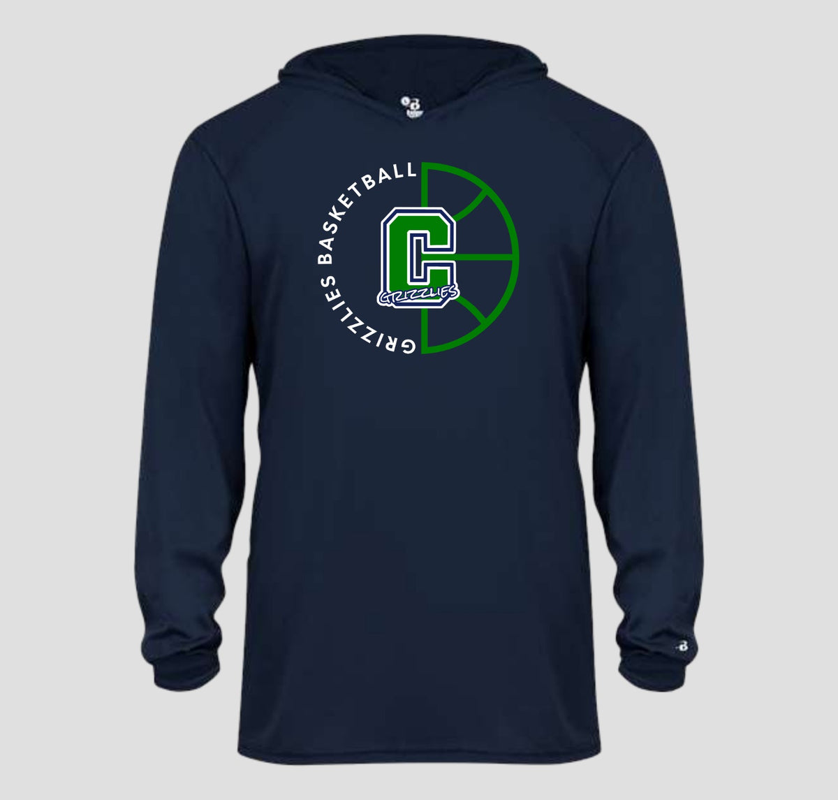 Creekview Grizzlies Basketball Long Sleeve Performance/Shooting Shirt