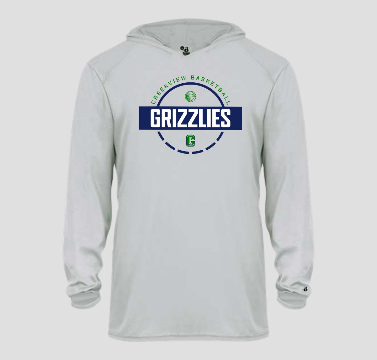 Creekview Grizzlies Basketball Long Sleeve Performance/Shooting Shirt