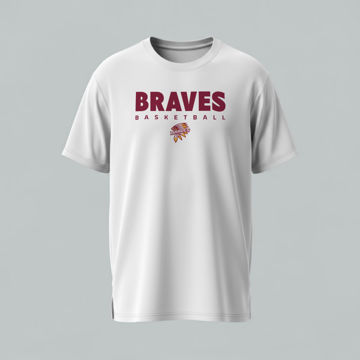 R.M. Moore Braves Basketball  T-Shirt