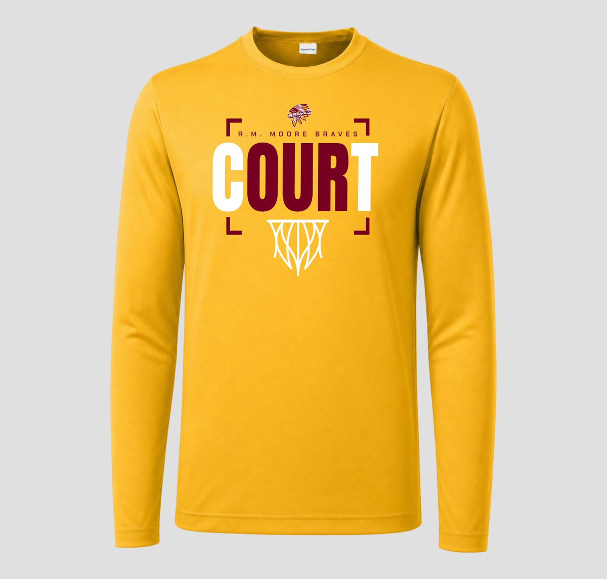 R.M. Moore  Basketball Long Sleeve Performance/Shooting Shirt