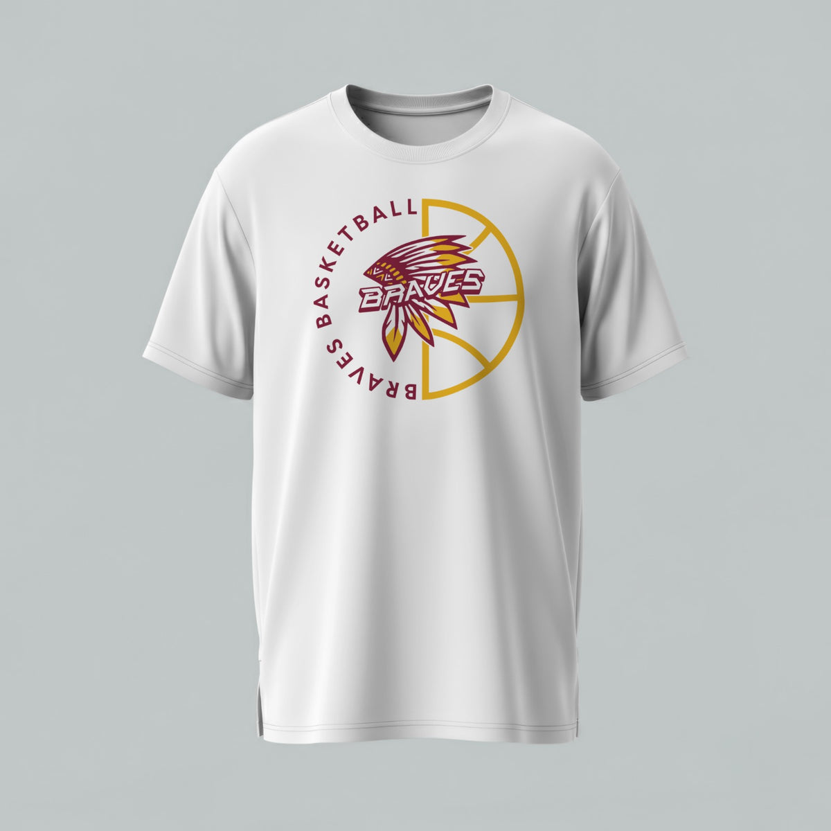 R.M. Moore Braves Basketball  T-Shirt
