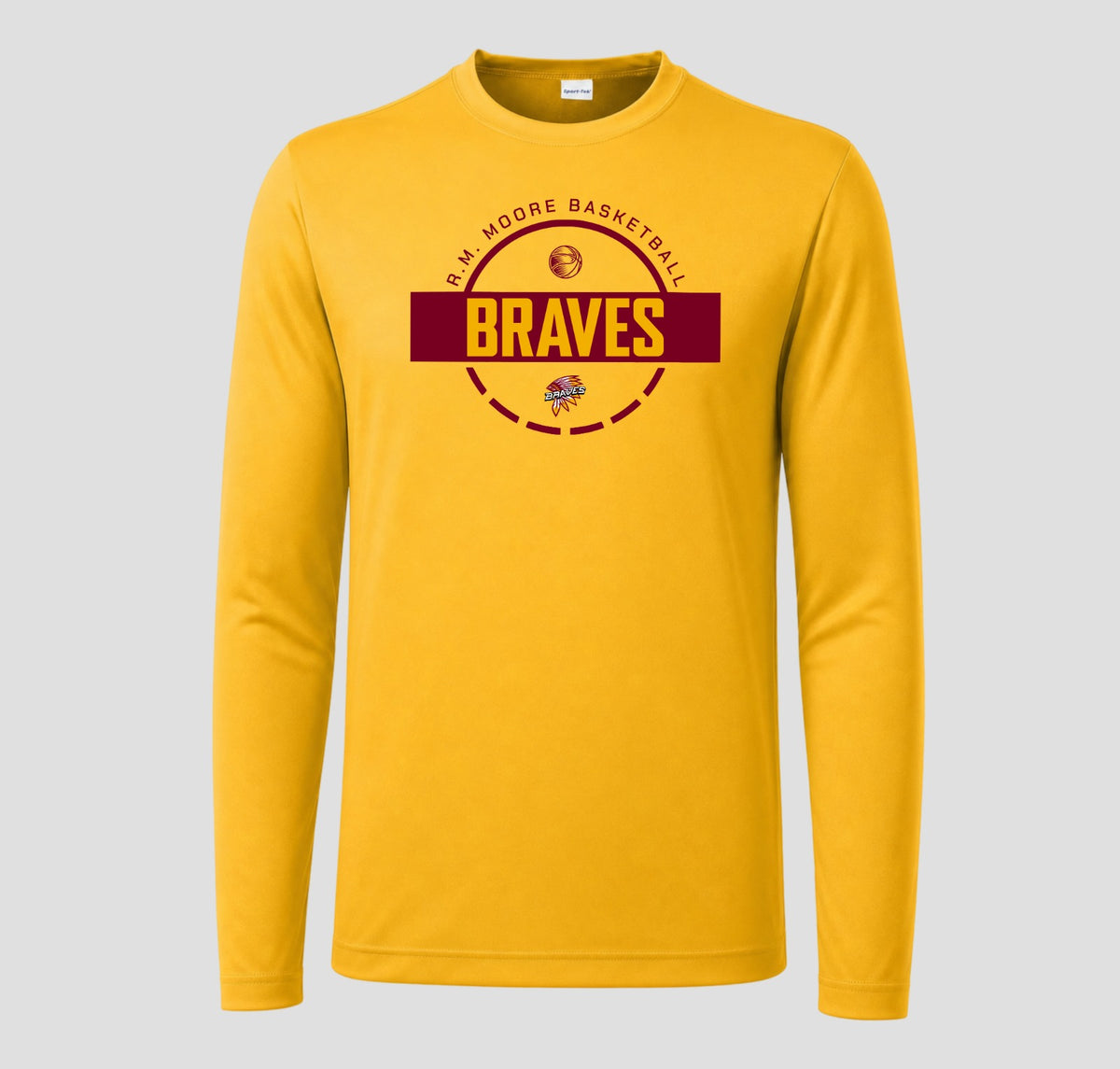 R.M. Moore  Basketball Long Sleeve Performance/Shooting Shirt