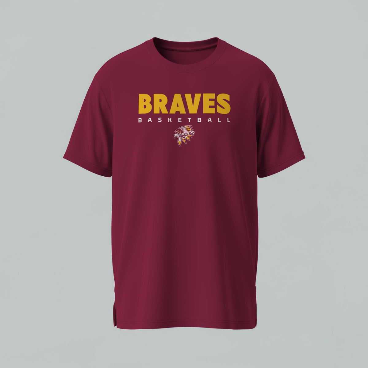 R.M. Moore Braves Basketball  T-Shirt
