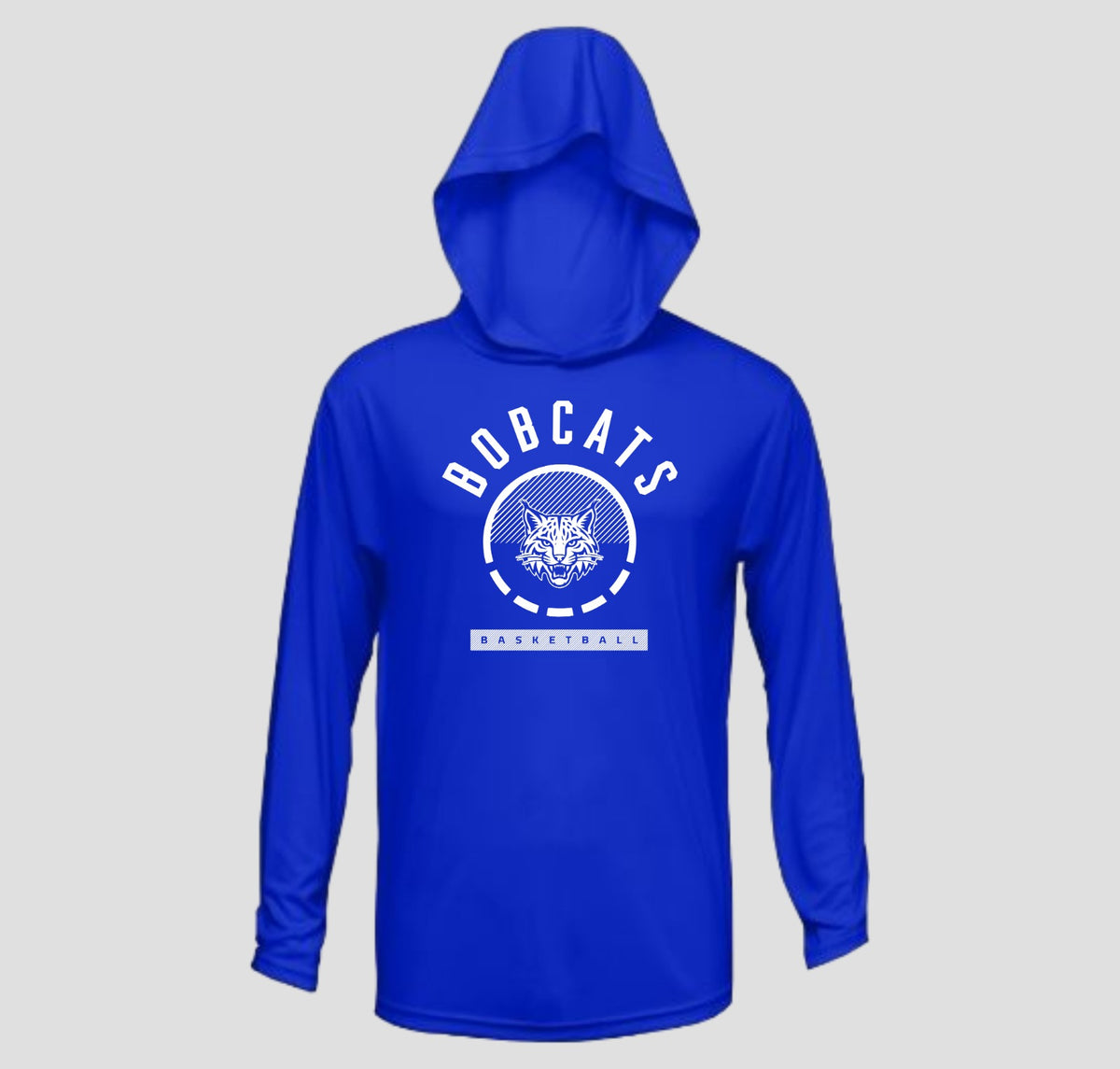 2026-2027 CYB On Court Bascomb Bobcats Hooded Long Sleeve Shooting Shirt