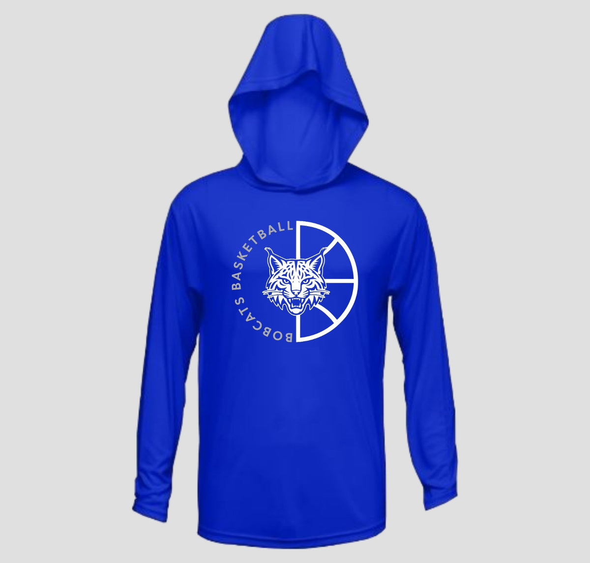 Bascomb Bobcats Basketball Long Sleeve Hooded Performance/Shooting Shirt