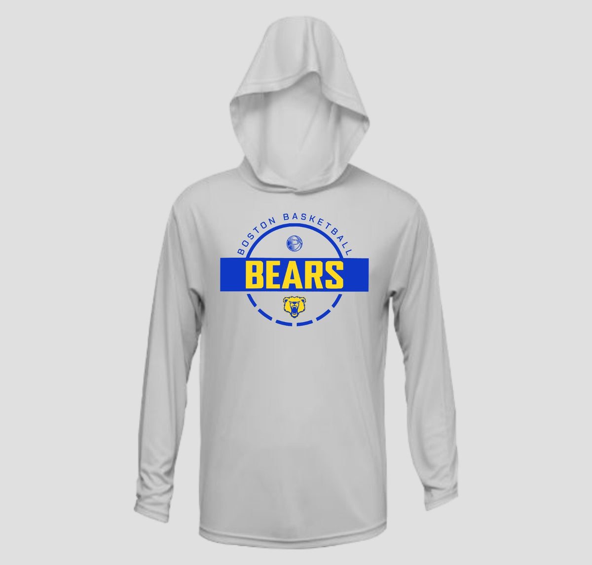 Boston Basketball Long Sleeve Hooded Performance/Shooting Shirt