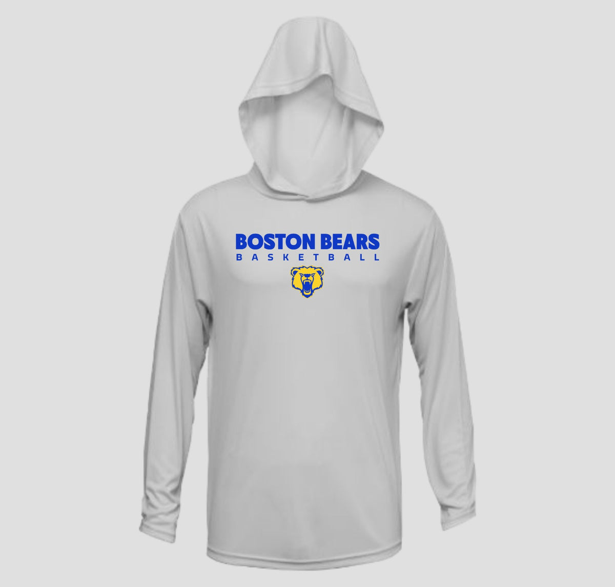 Boston Basketball Long Sleeve Hooded Performance/Shooting Shirt