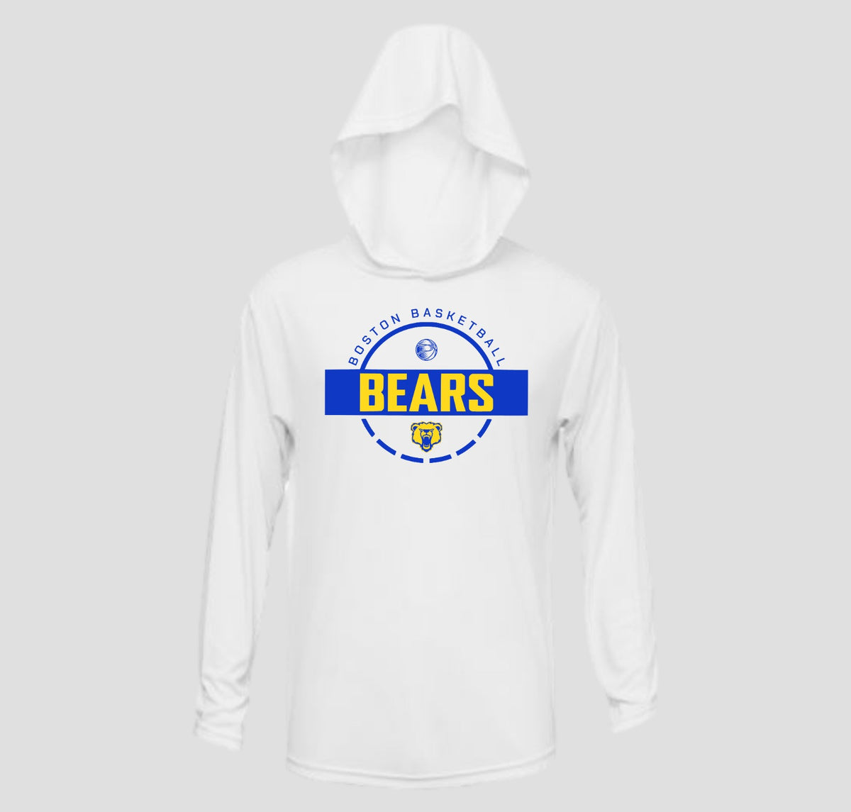 Boston Basketball Long Sleeve Hooded Performance/Shooting Shirt
