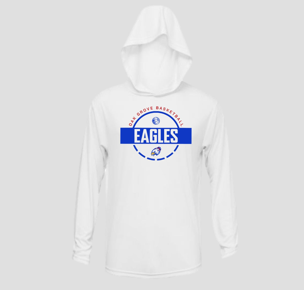 Oak Grove Basketball Long Sleeve Hooded Performance/Shooting Shirt
