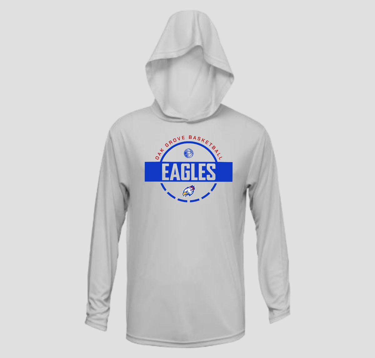 Oak Grove Basketball Long Sleeve Hooded Performance/Shooting Shirt