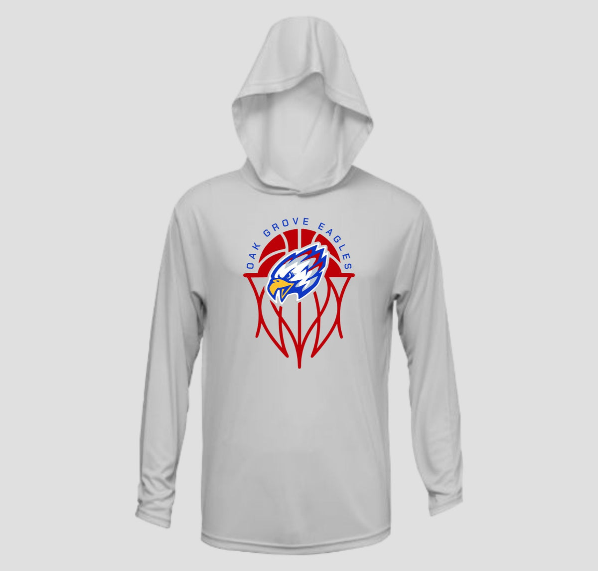 Oak Grove Basketball Long Sleeve Hooded Performance/Shooting Shirt