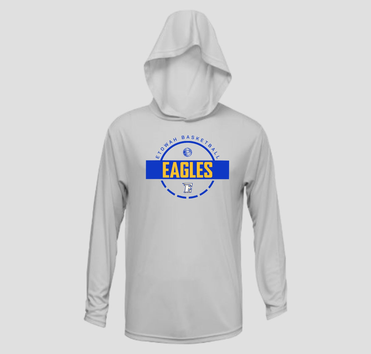 Etowah Eagles Basketball Long Sleeve Hooded Performance/Shooting Shirt