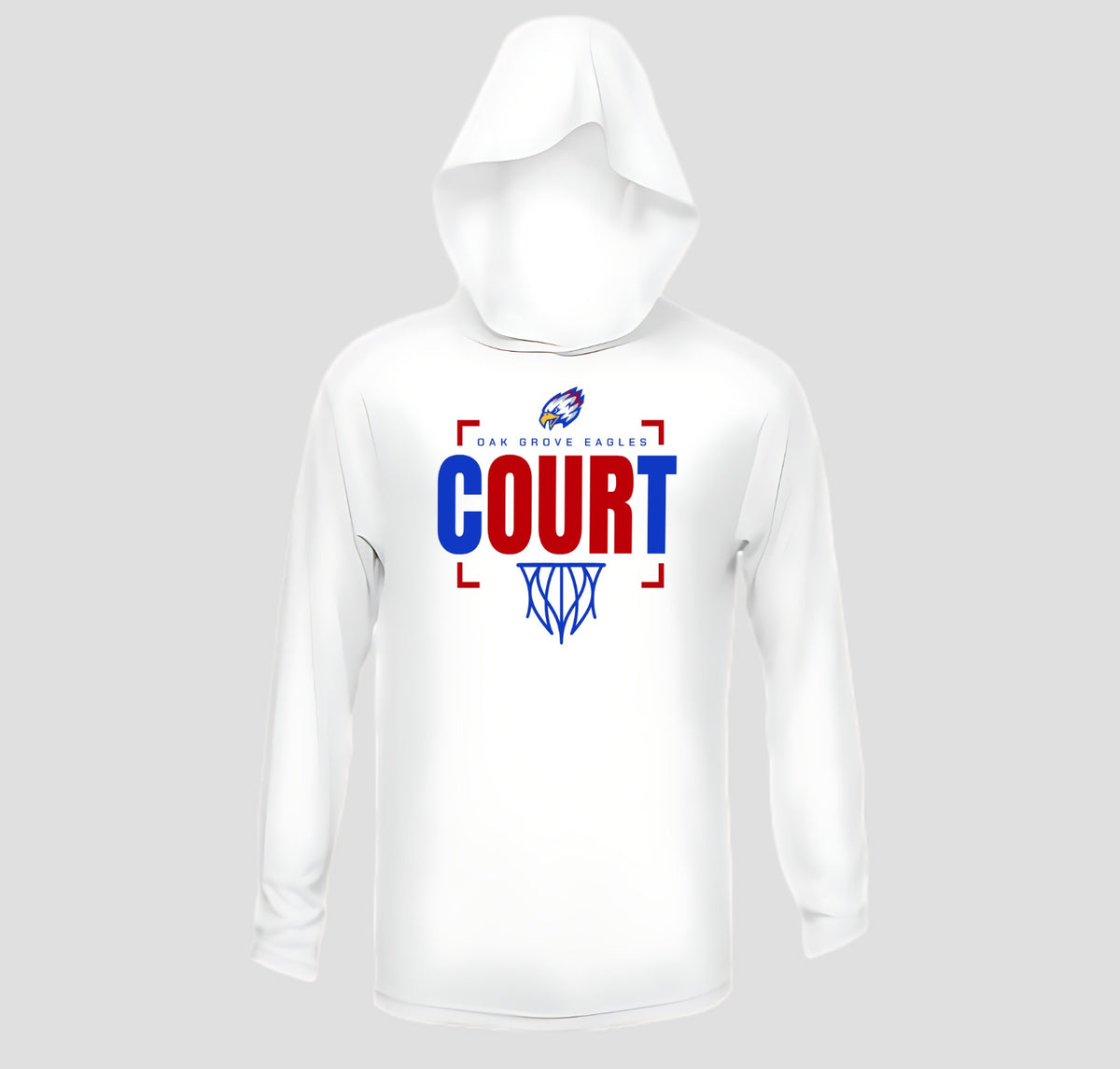 Oak Grove Basketball Long Sleeve Hooded Performance/Shooting Shirt