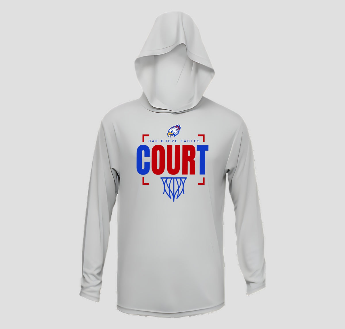 Oak Grove Basketball Long Sleeve Hooded Performance/Shooting Shirt