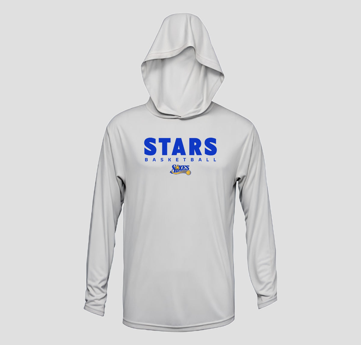 Sixes Stars Basketball Long Sleeve Hooded Performance/Shooting Shirt