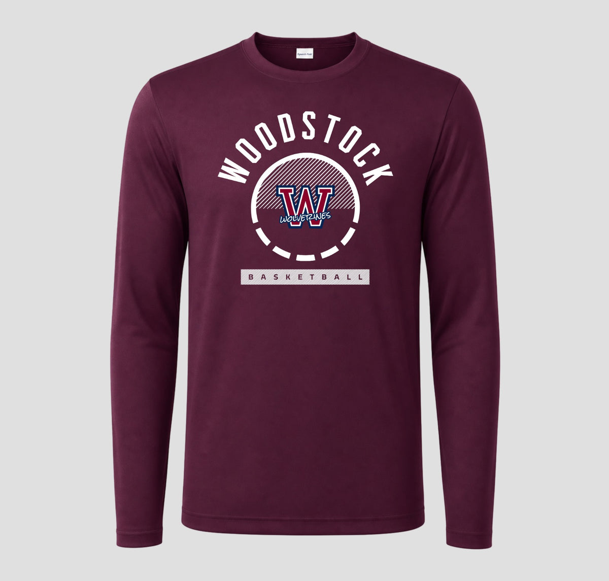 2026-2027 CYB On Court Woodstock Wolverines Long Sleeve Shooting Shirt