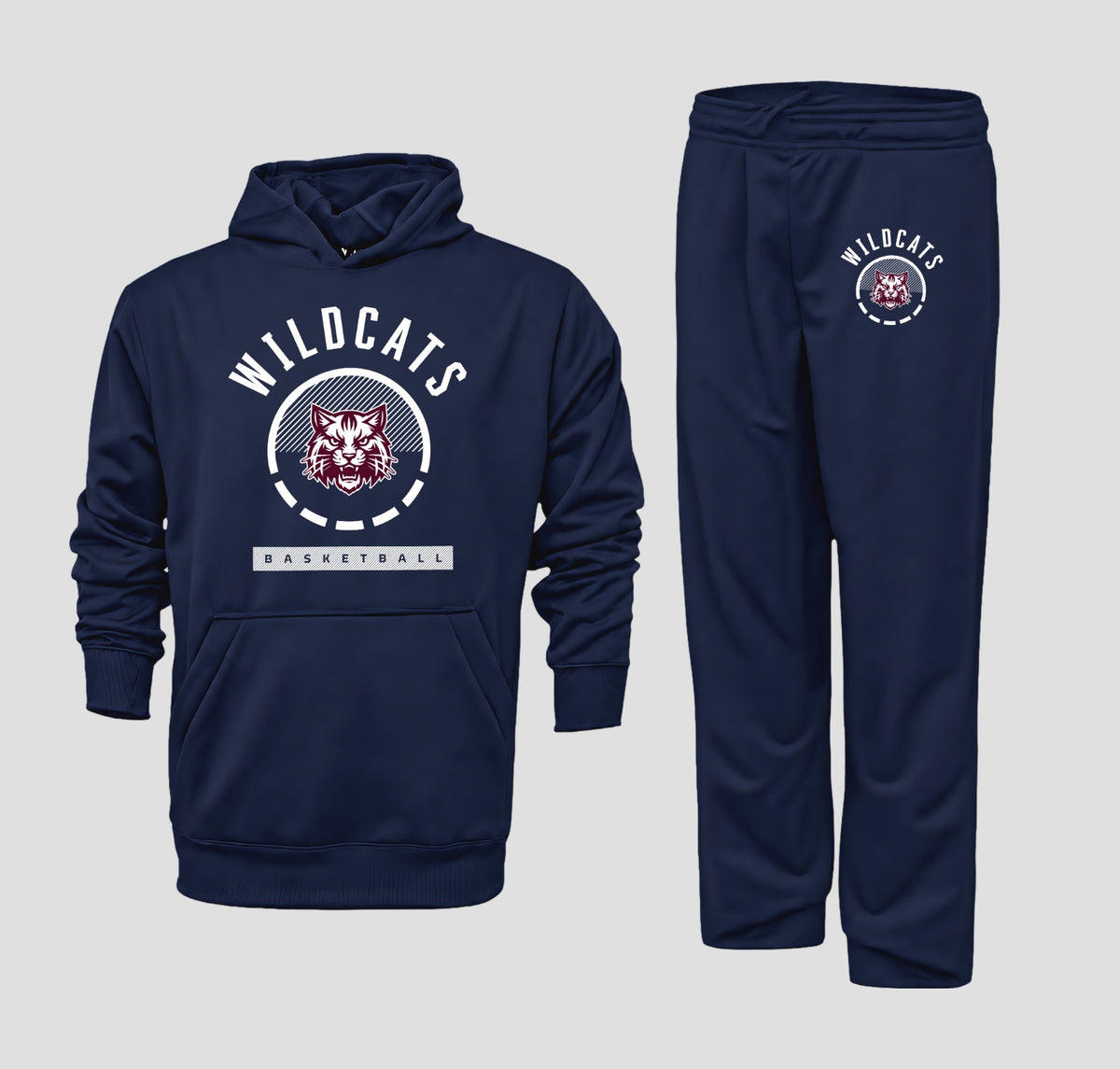 2026-2027 CYB On Court Woodstock Wildcats Performance Fleece Hoodie & Pants