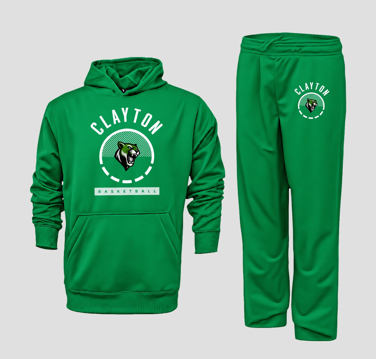 2026-2027 CYB On Court Clayton Cougars Performance Fleece Hoodie & Pants Set