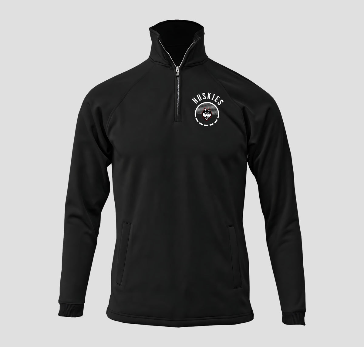 2026 CYB On Court Hasty Huskies Basketball 1/4 Zip Performance Fleece